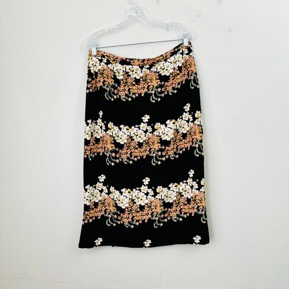 DE Collection Women's Midi Skirts Bundle of 2 Polka Dot & Floral Print L - Picture 11 of 14